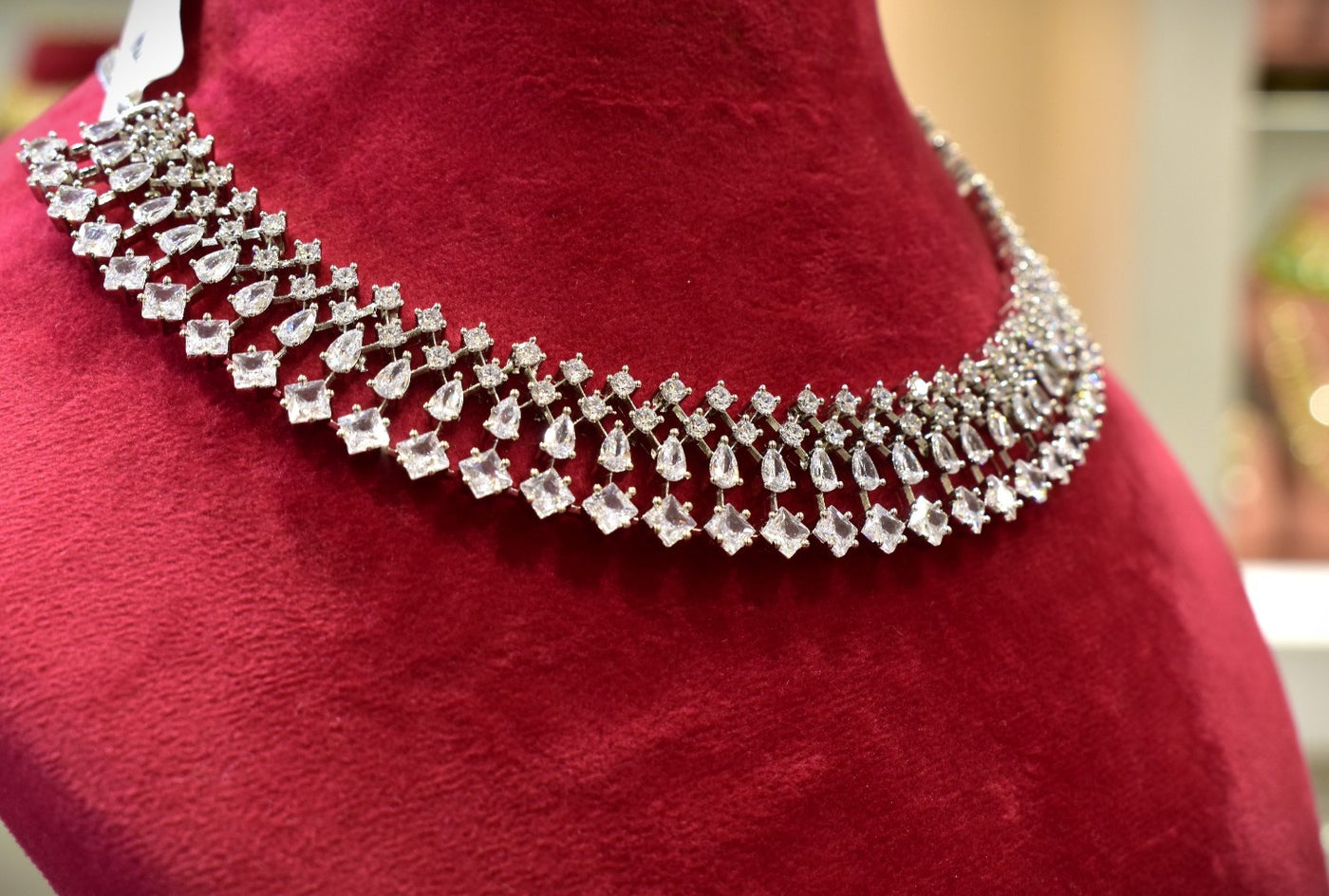 Diamond Look Necklace
