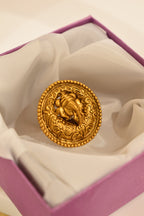 Beautiful Ganesha Ji Golden Ring