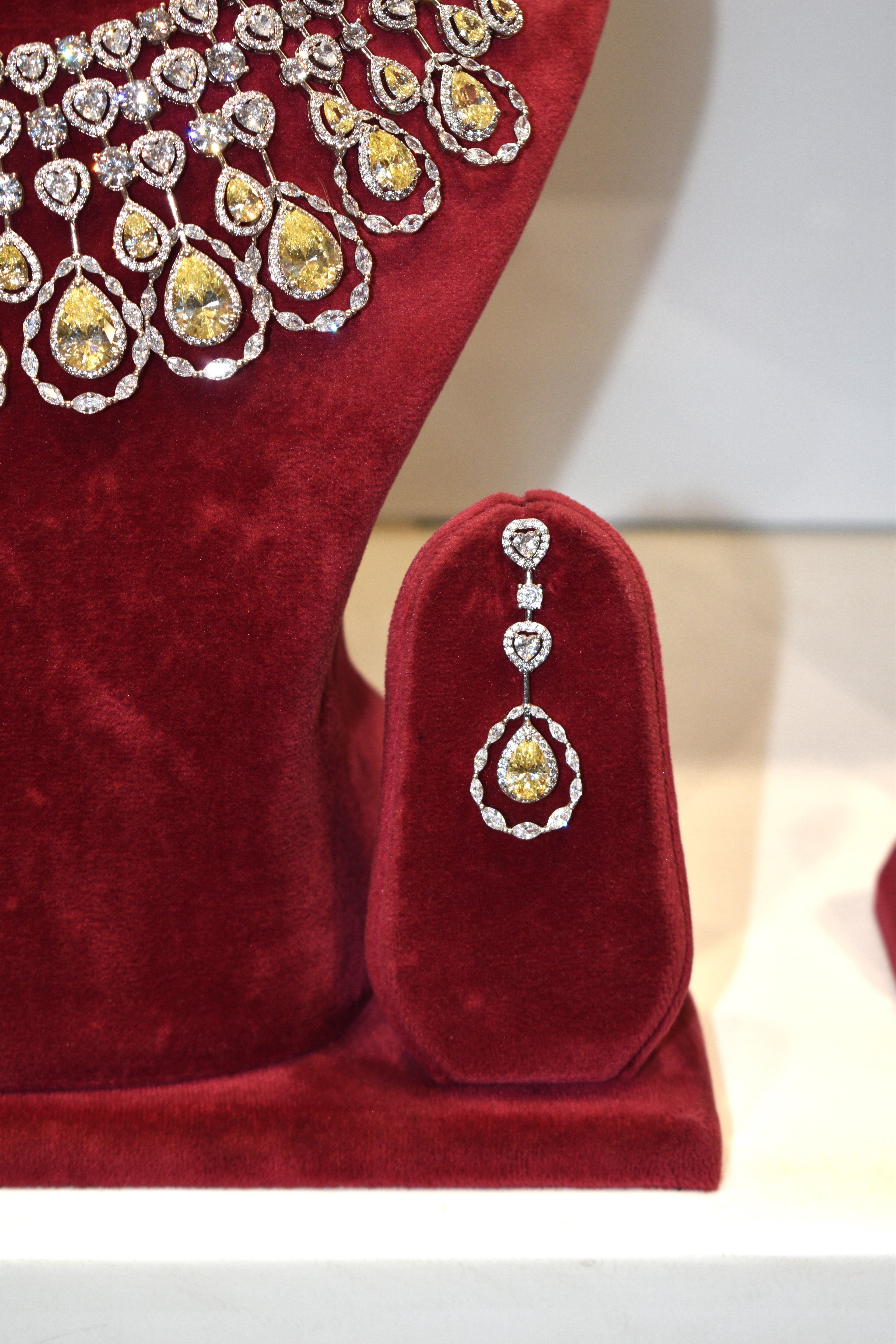 Yellow Silver Finish Jewelry