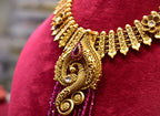 Peacock Temple Style Necklace