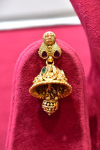 Color Stones Temple Style Necklace