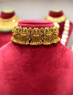 Laxmi Ji Chokar Temple Necklace