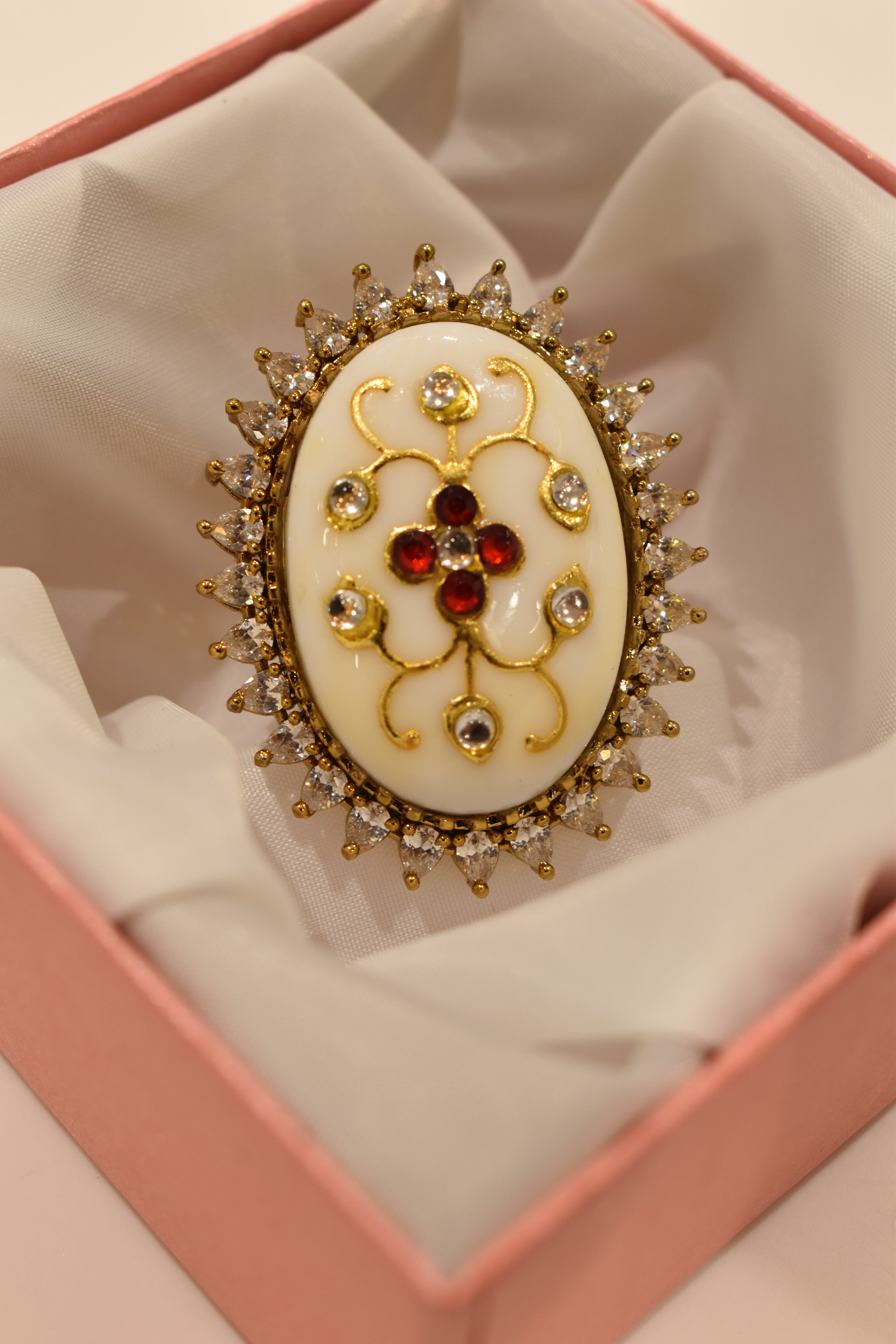 White Colour Ring
