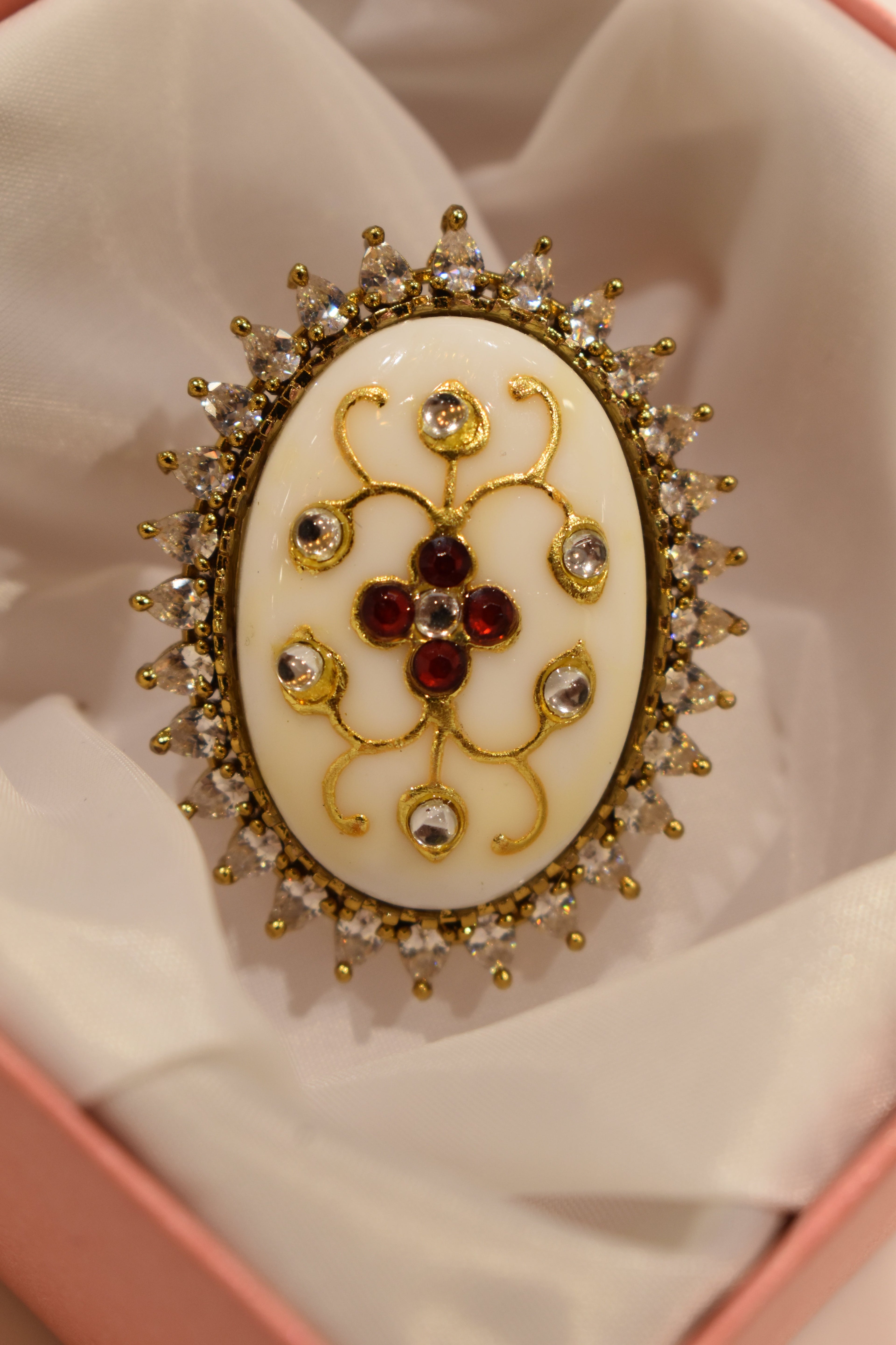 White Colour Ring