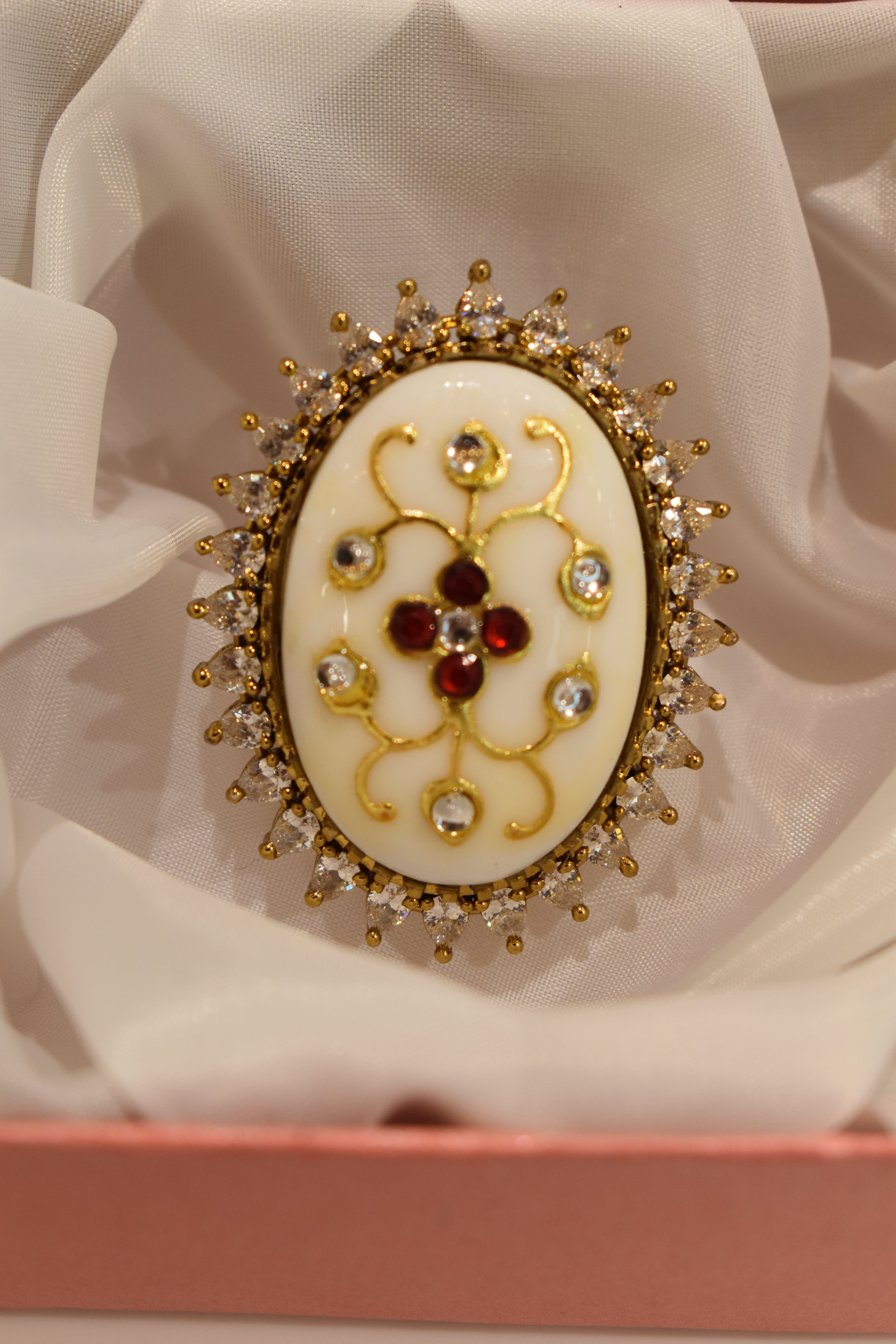 White Colour Ring