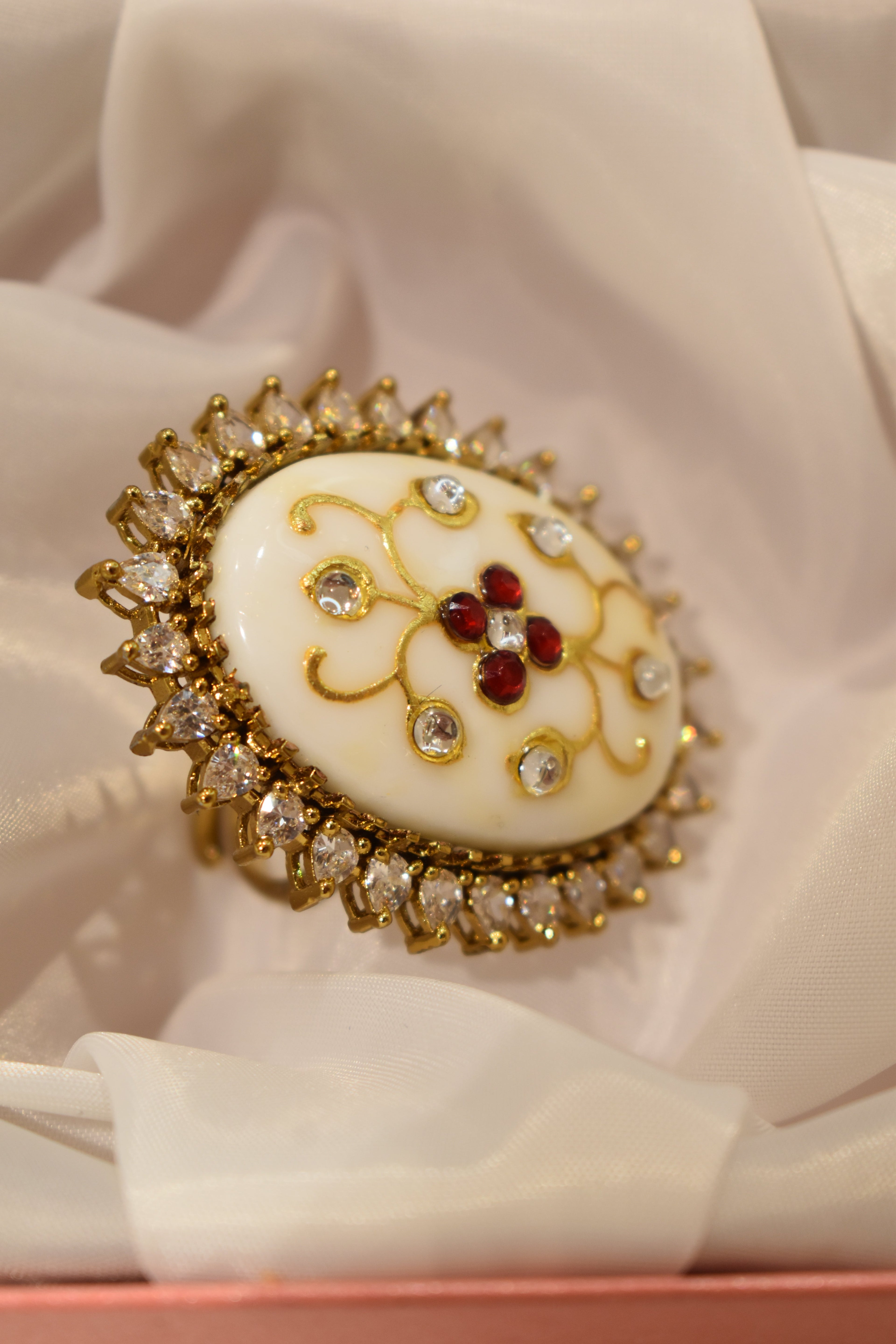White Colour Ring