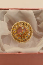 Beautiful Petal Kundan Ring