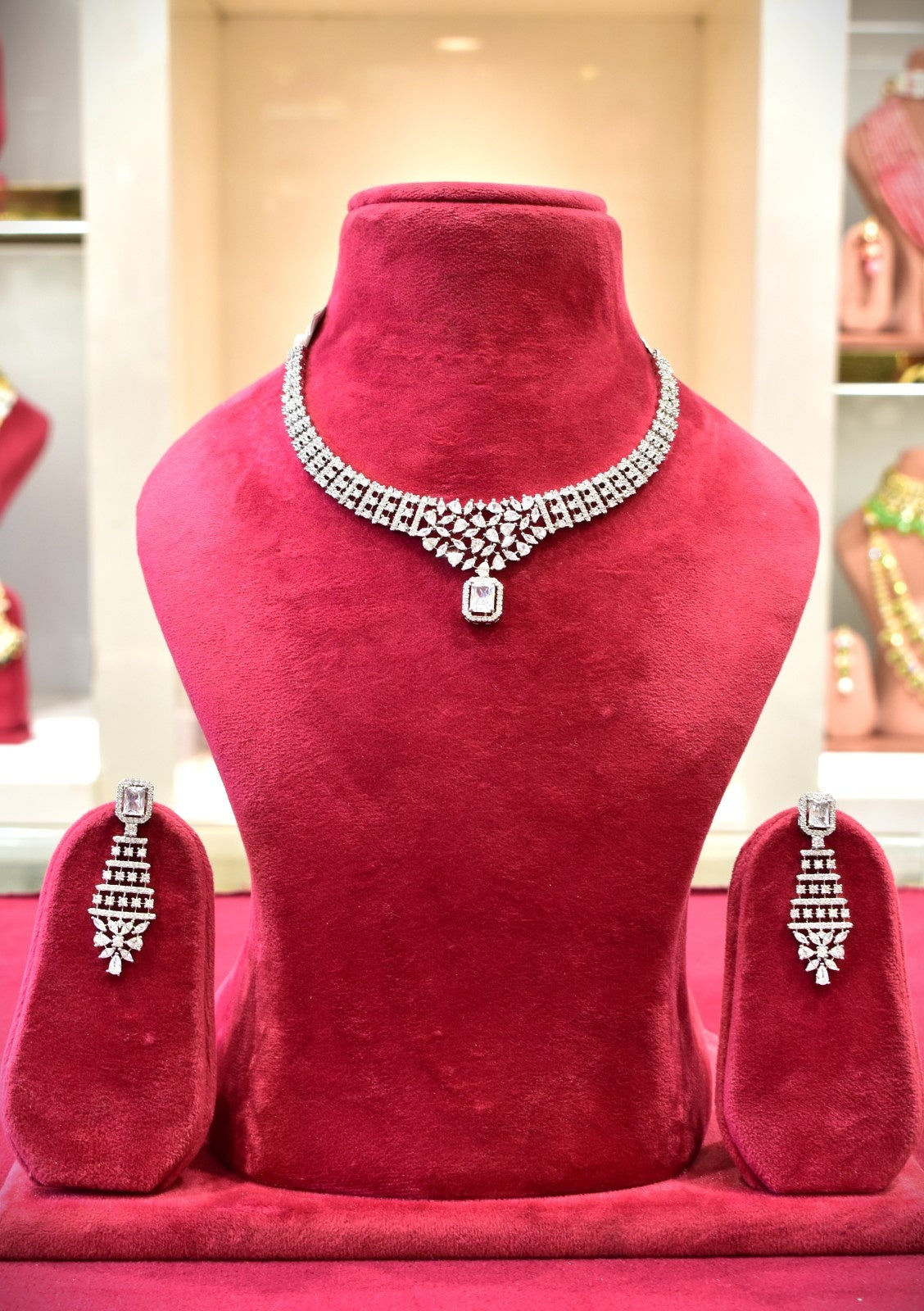 Diamond Look Necklace