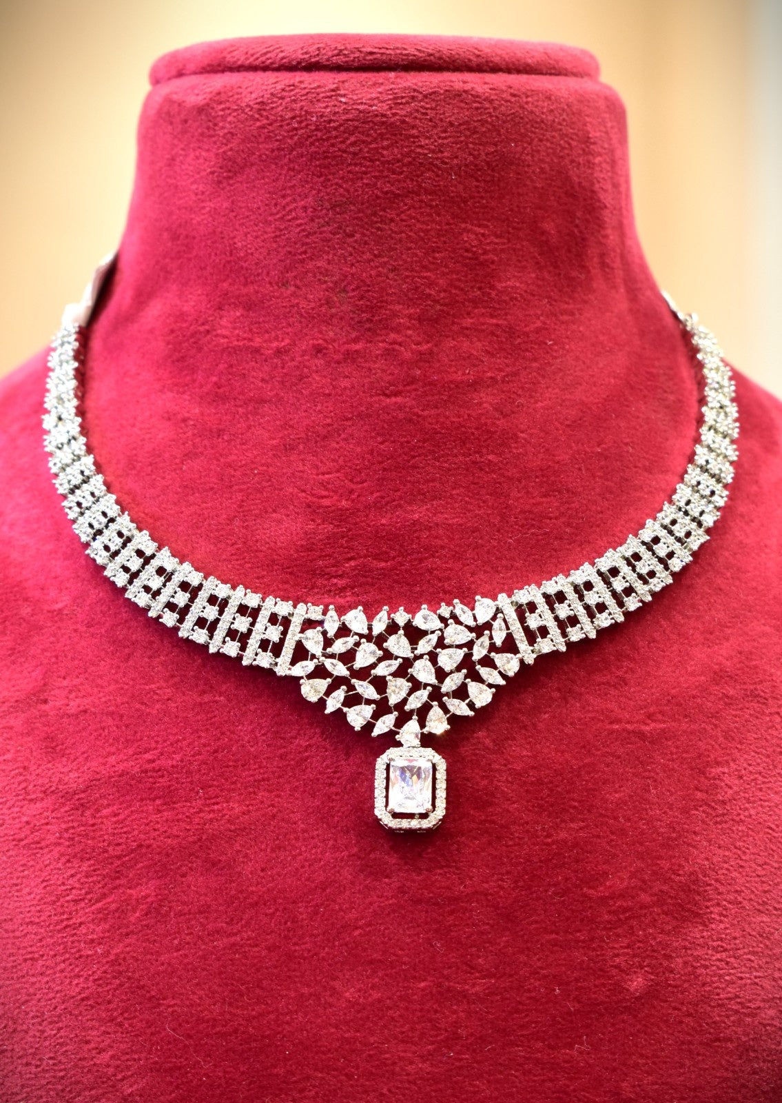 Diamond Look Necklace