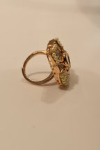 White Pearl Kundan Ring